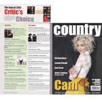 Critic's Choice Top Ten Best Album of 2015" in Country Music People (Jan 2016)